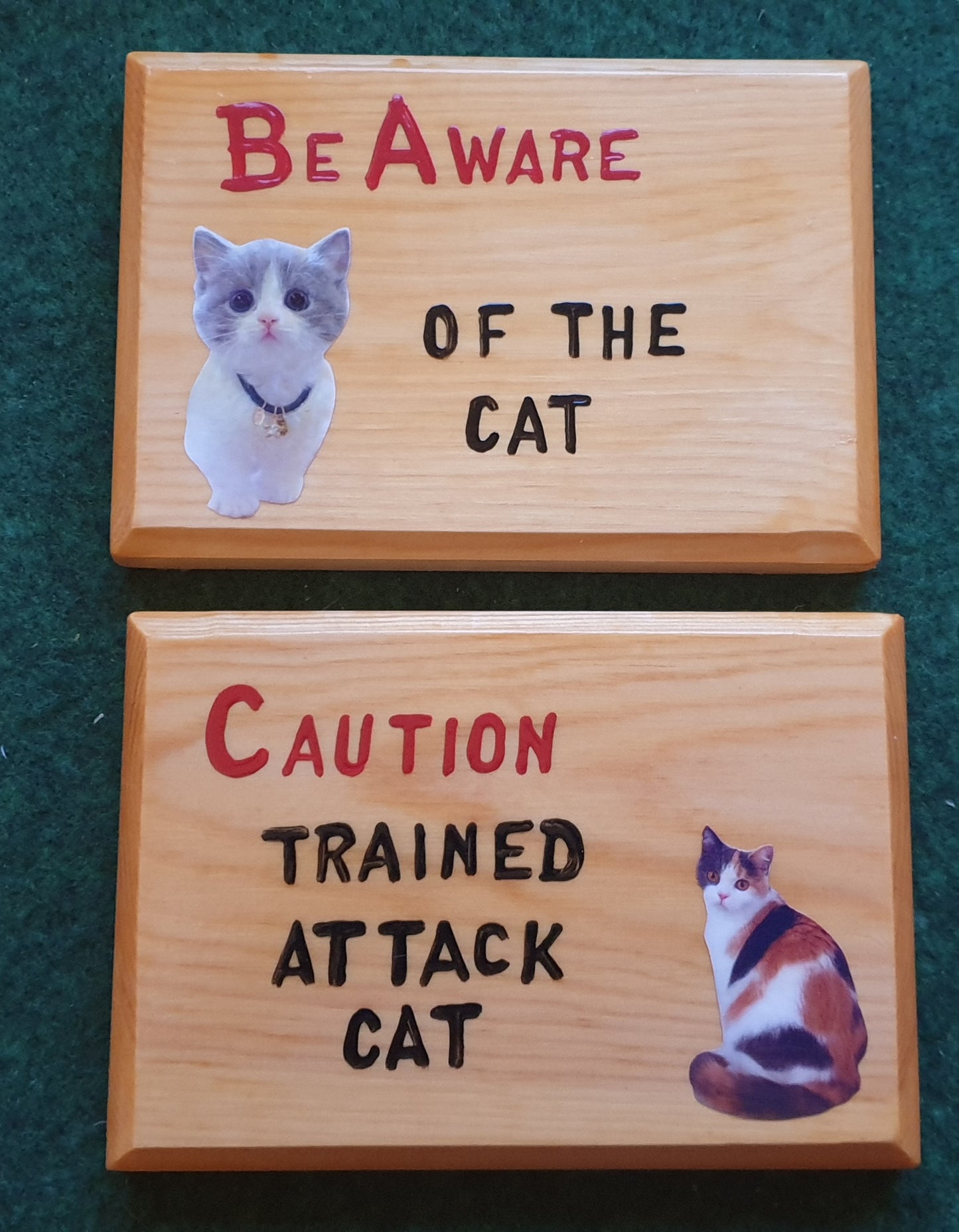 Hand made house sign size 6.5 inch by 4.5 inch (Small Size)