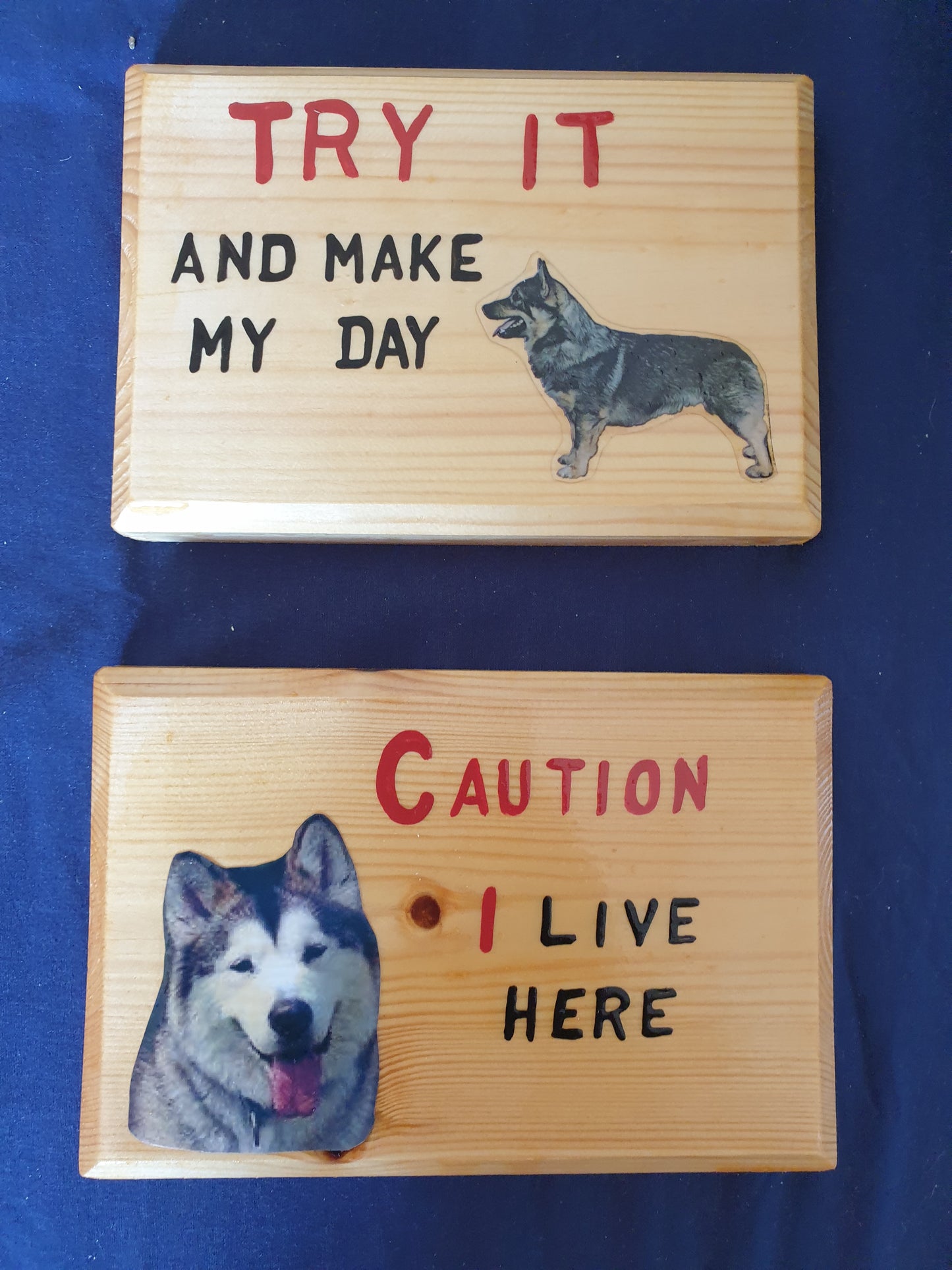 Hand made house sign size 6.5 inch by 4.5 inch (Small Size)