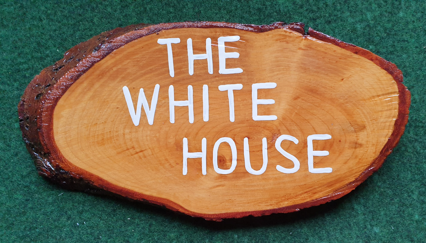 Wood slice (live edge) 12"x5"(inches)